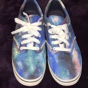 Custom dazzled Vans Galaxy